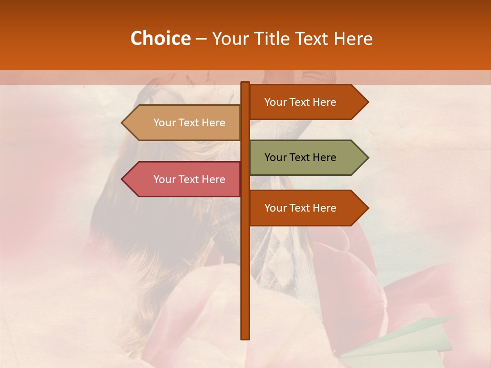 Love Childhood Little PowerPoint Template