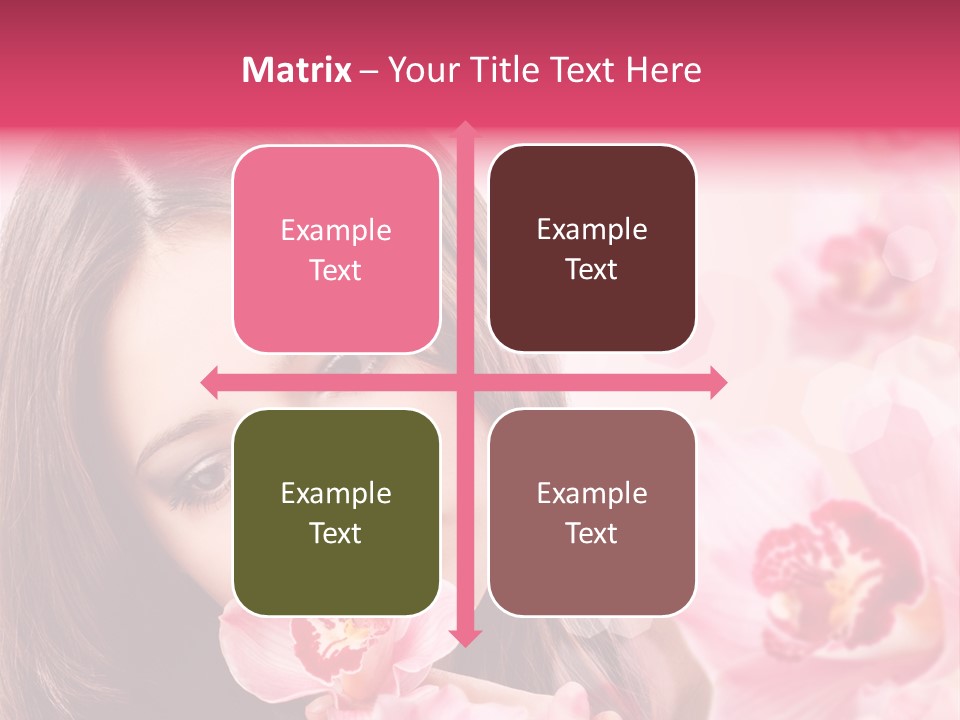 Beautiful Beauty Teenager PowerPoint Template