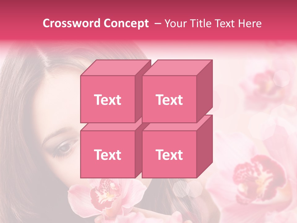 Beautiful Beauty Teenager PowerPoint Template