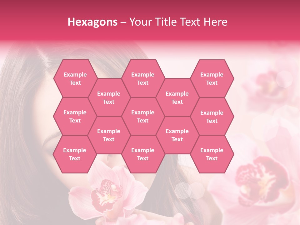 Beautiful Beauty Teenager PowerPoint Template