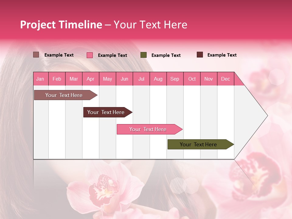 Beautiful Beauty Teenager PowerPoint Template