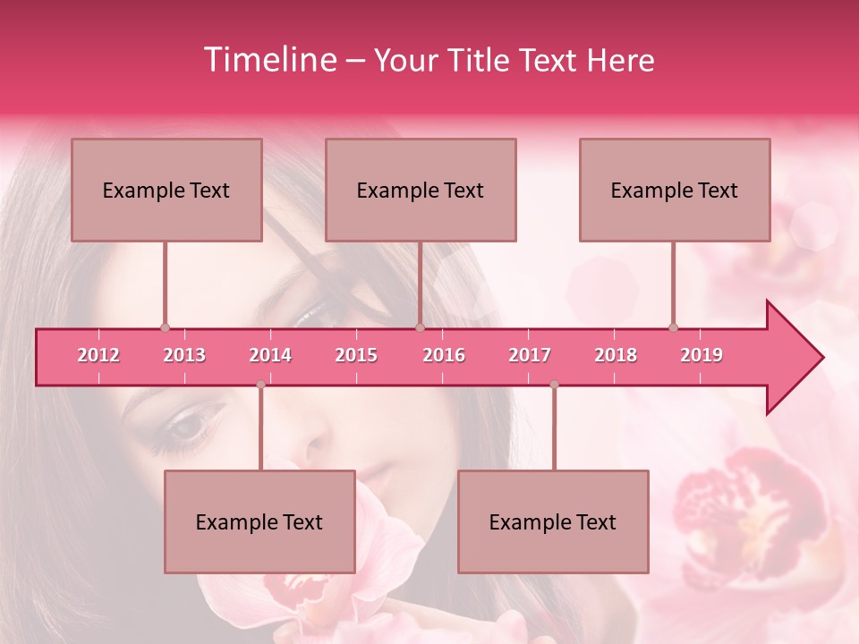 Beautiful Beauty Teenager PowerPoint Template