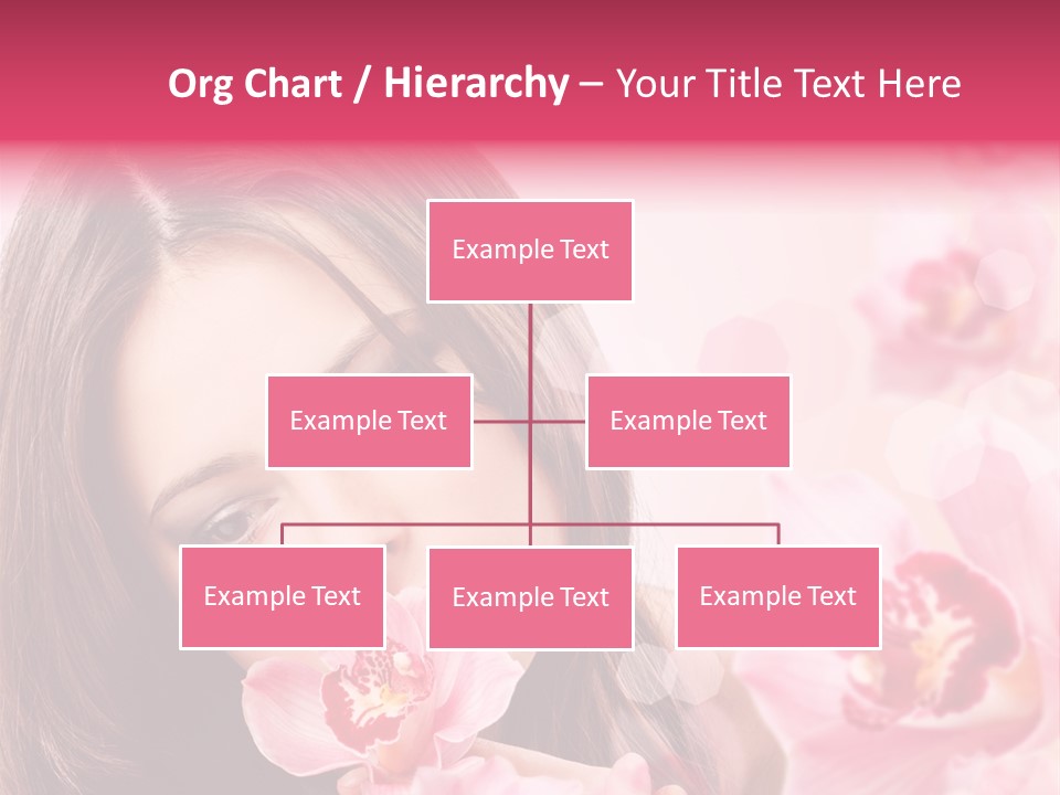 Beautiful Beauty Teenager PowerPoint Template