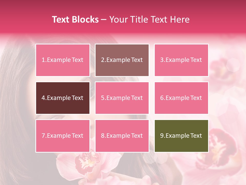 Beautiful Beauty Teenager PowerPoint Template