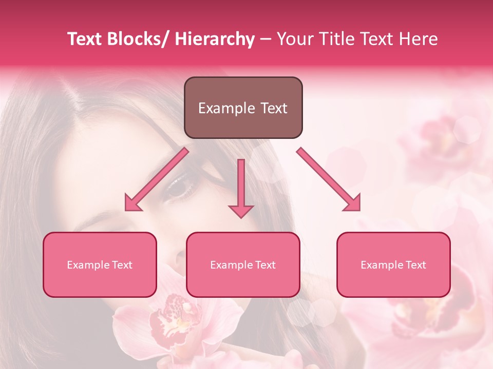 Beautiful Beauty Teenager PowerPoint Template