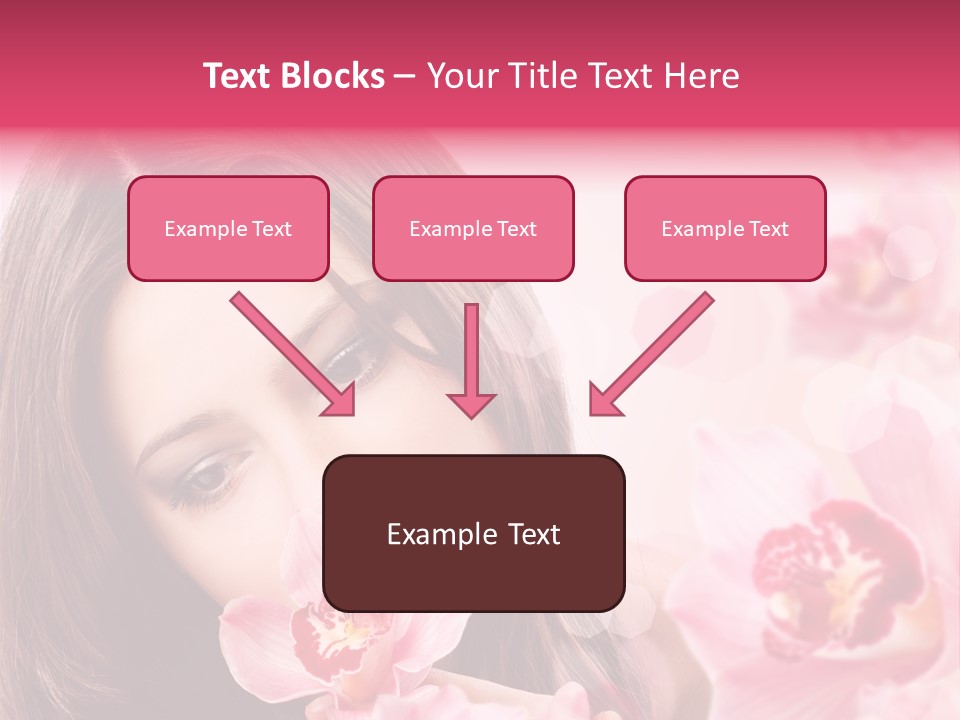 Beautiful Beauty Teenager PowerPoint Template