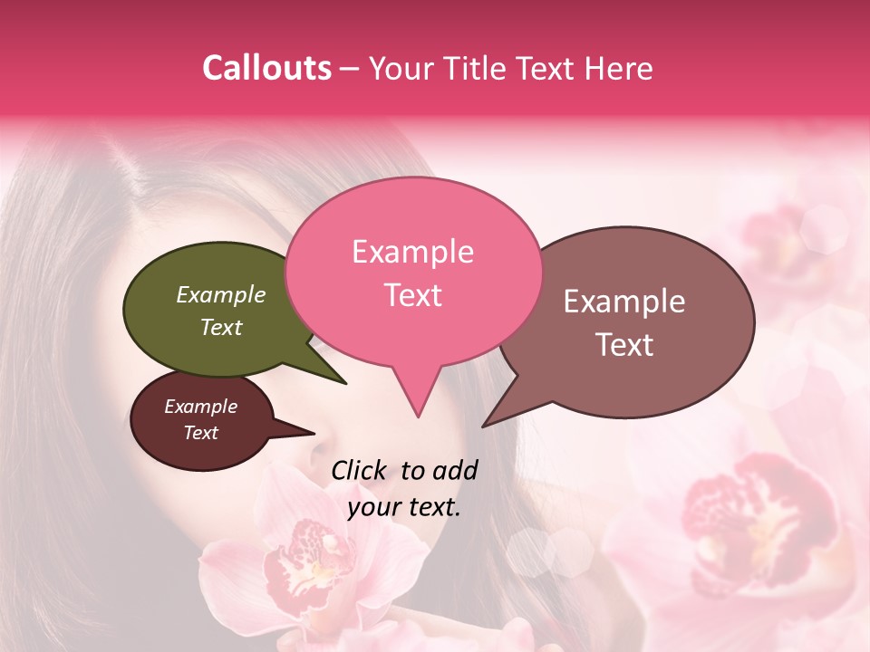 Beautiful Beauty Teenager PowerPoint Template