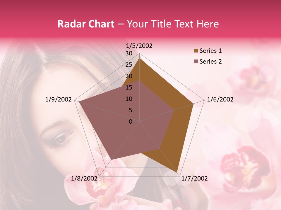 Beautiful Beauty Teenager PowerPoint Template