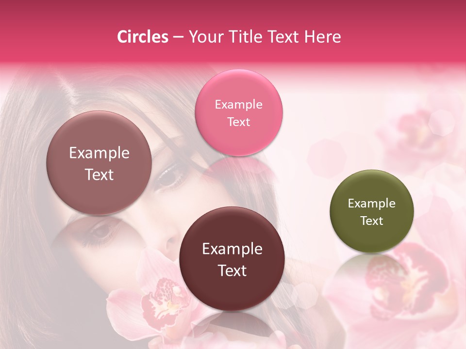 Beautiful Beauty Teenager PowerPoint Template