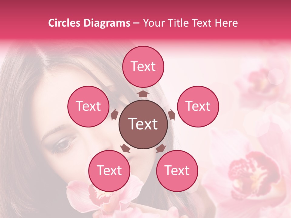 Beautiful Beauty Teenager PowerPoint Template