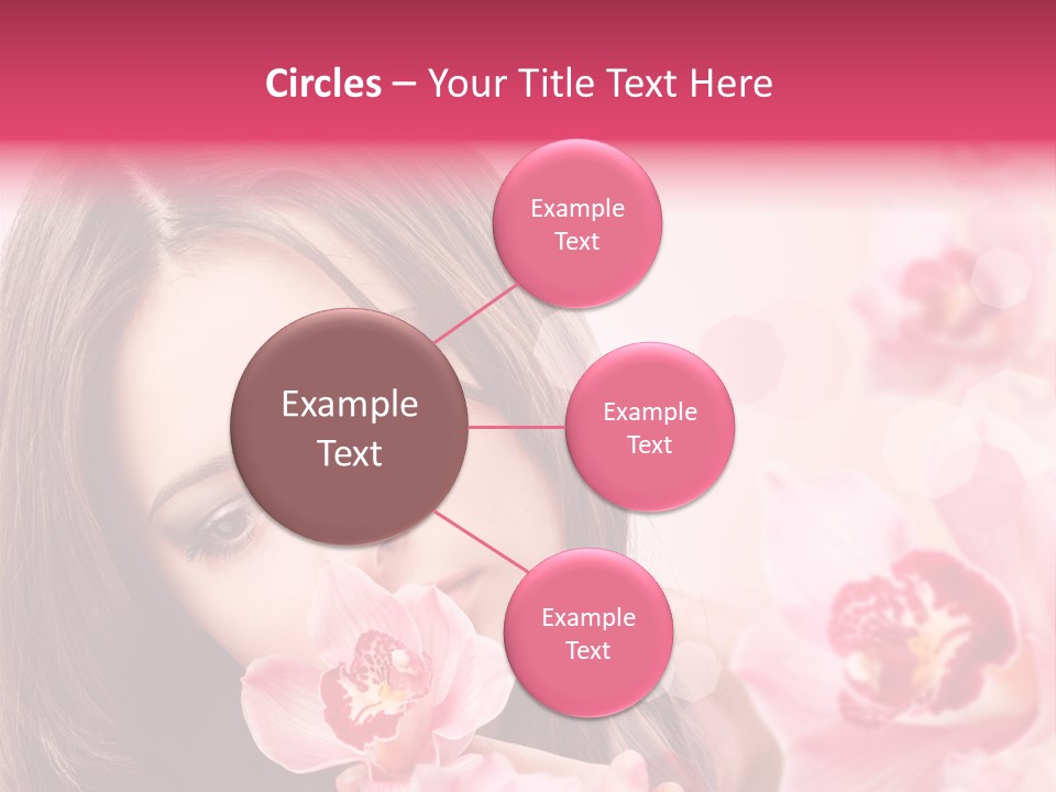 Beautiful Beauty Teenager PowerPoint Template