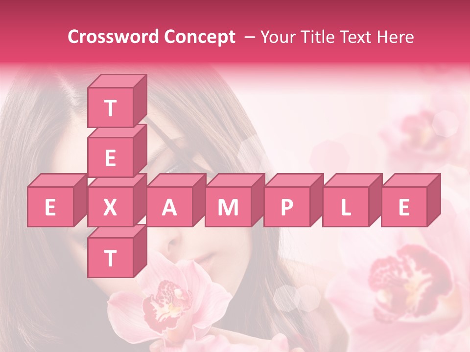 Beautiful Beauty Teenager PowerPoint Template