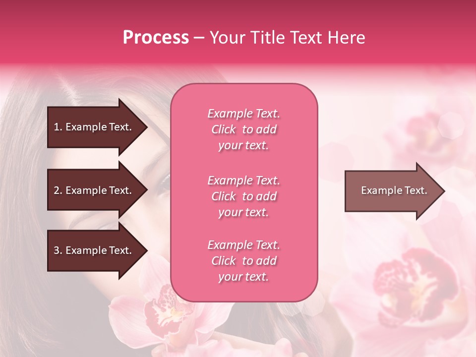 Beautiful Beauty Teenager PowerPoint Template