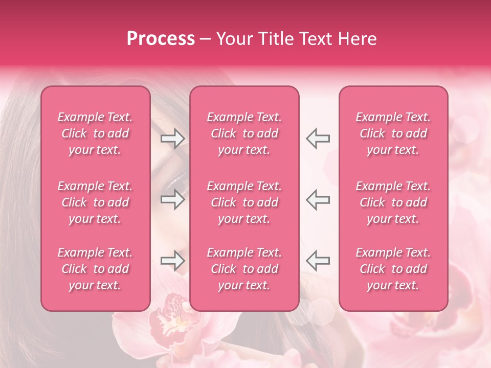 Beautiful Beauty Teenager PowerPoint Template