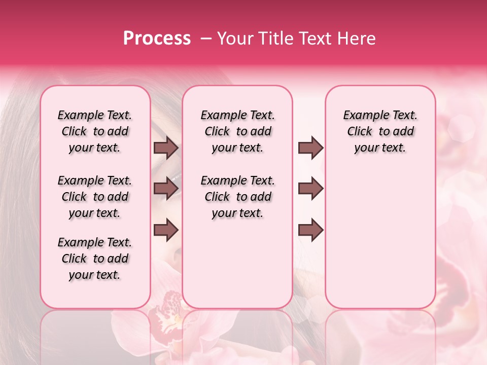 Beautiful Beauty Teenager PowerPoint Template