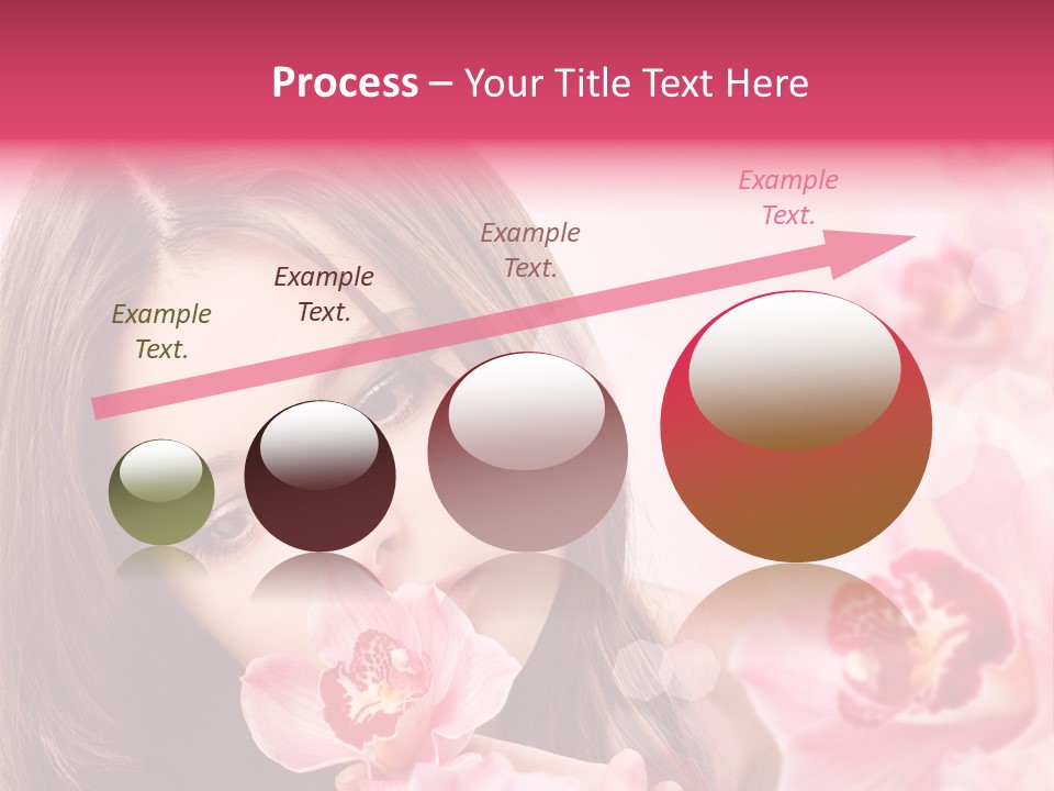 Beautiful Beauty Teenager PowerPoint Template