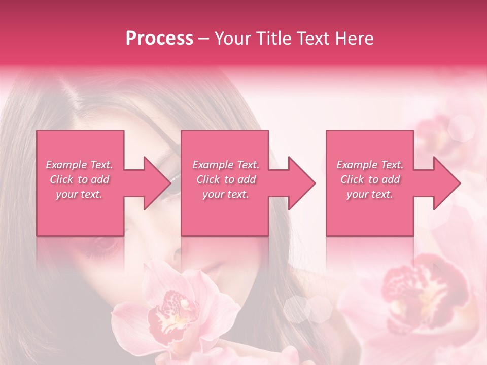 Beautiful Beauty Teenager PowerPoint Template