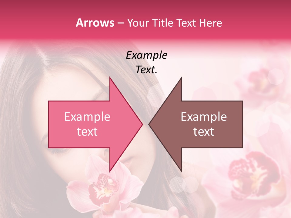 Beautiful Beauty Teenager PowerPoint Template