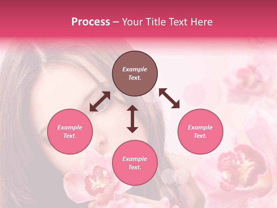 Beautiful Beauty Teenager PowerPoint Template