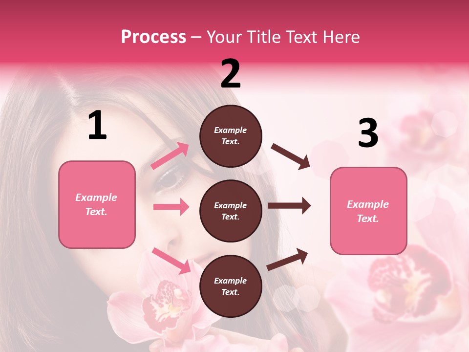 Beautiful Beauty Teenager PowerPoint Template