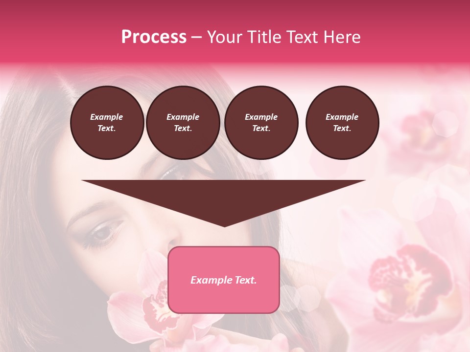 Beautiful Beauty Teenager PowerPoint Template