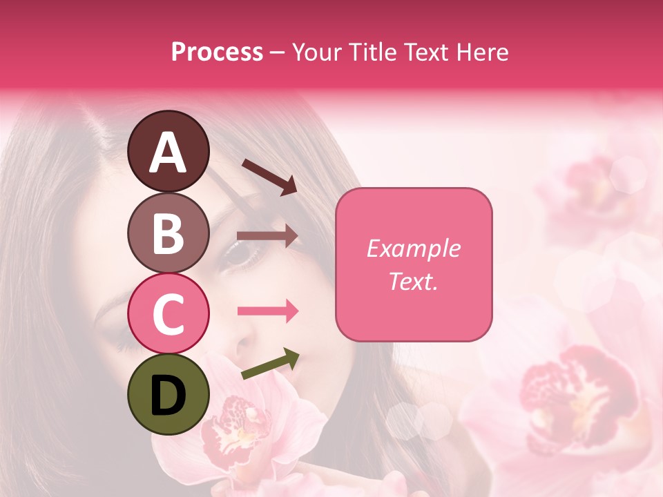 Beautiful Beauty Teenager PowerPoint Template