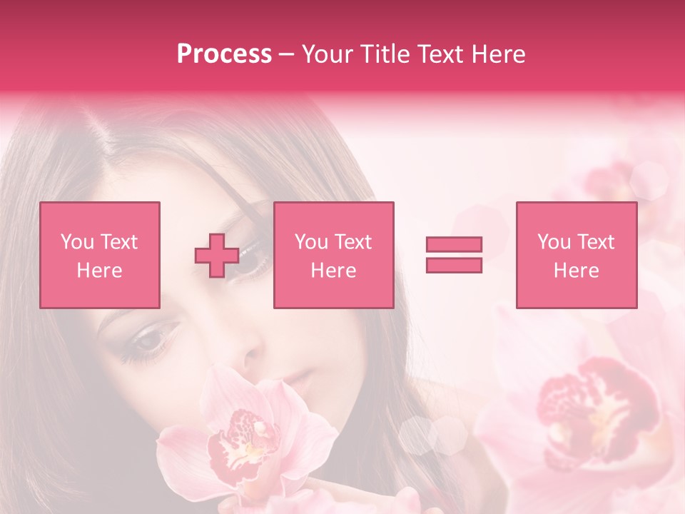 Beautiful Beauty Teenager PowerPoint Template