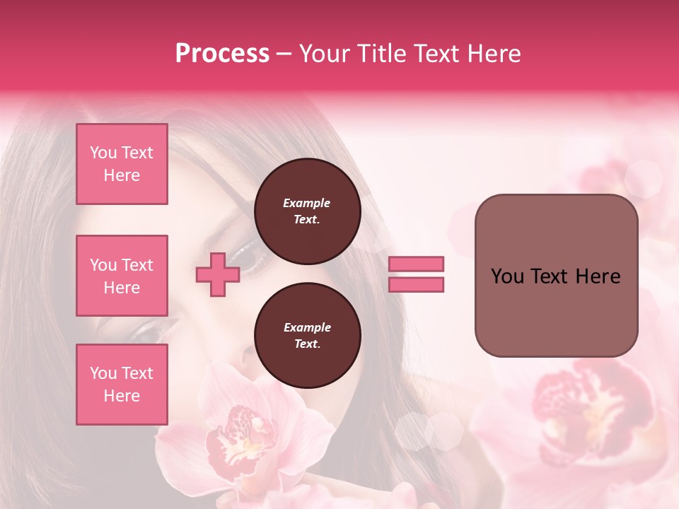 Beautiful Beauty Teenager PowerPoint Template