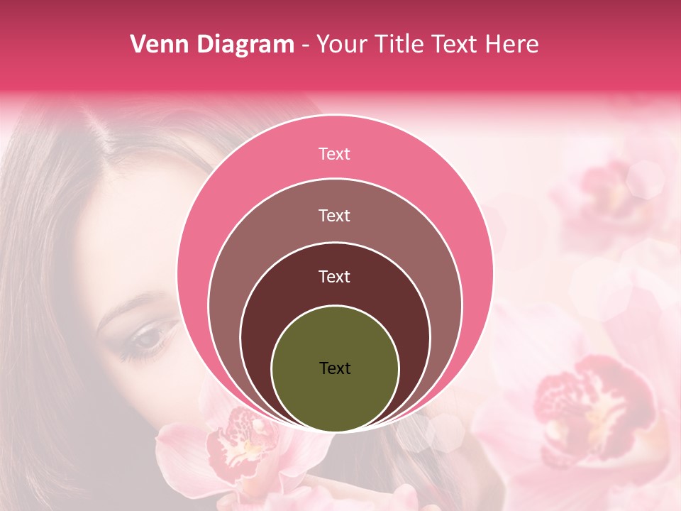 Beautiful Beauty Teenager PowerPoint Template