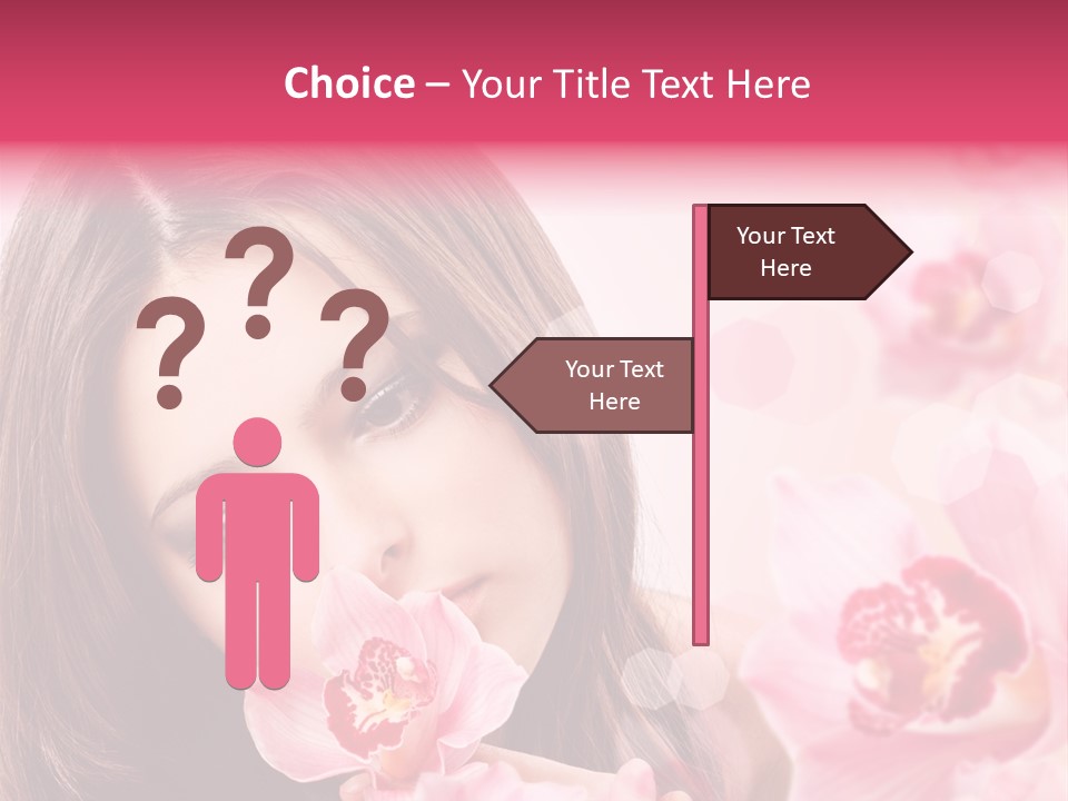 Beautiful Beauty Teenager PowerPoint Template