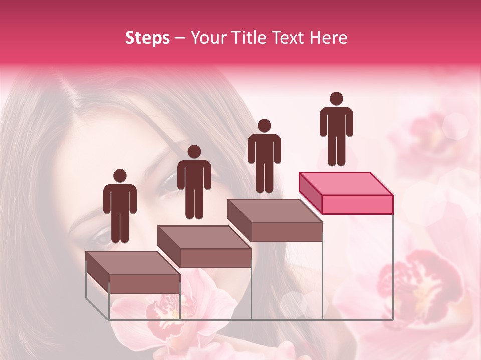 Beautiful Beauty Teenager PowerPoint Template