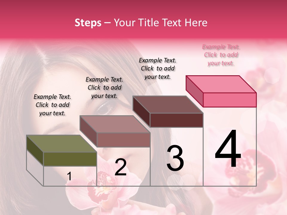 Beautiful Beauty Teenager PowerPoint Template