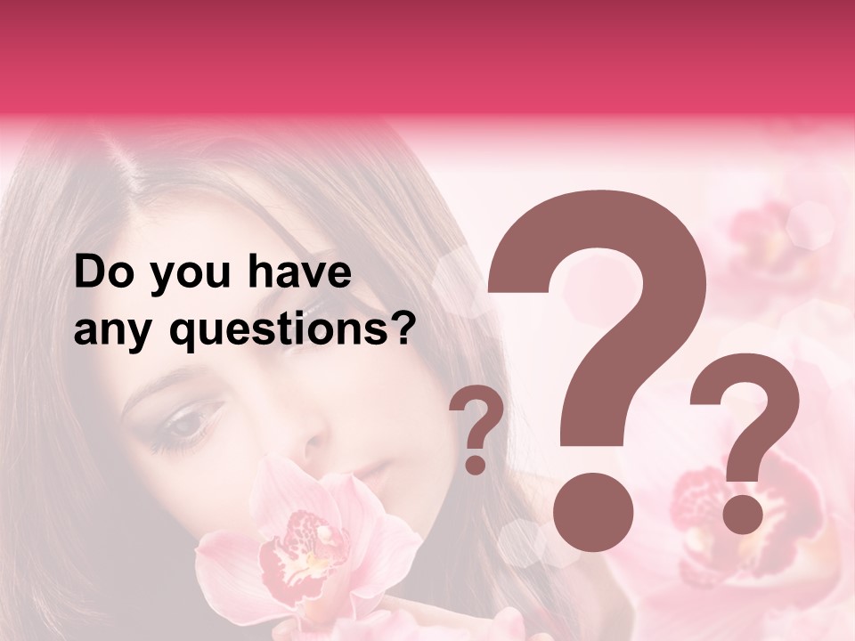 Beautiful Beauty Teenager PowerPoint Template