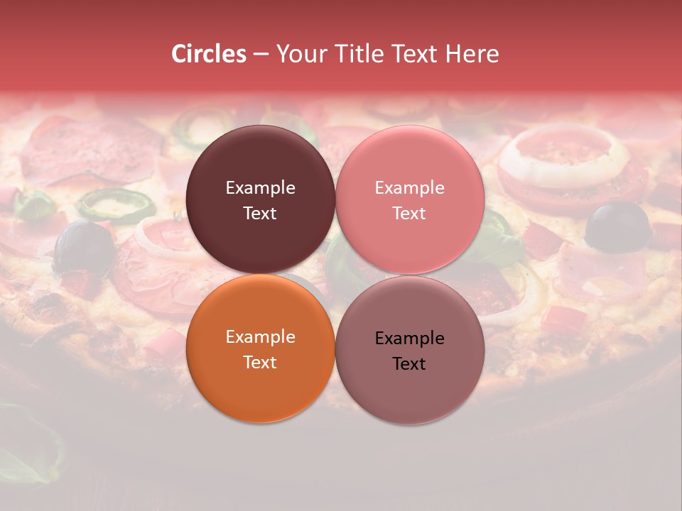 Cutting Board Pizza Chili Pepper PowerPoint Template