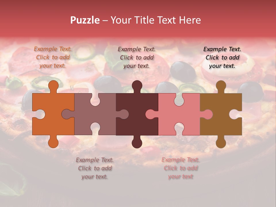 Cutting Board Pizza Chili Pepper PowerPoint Template