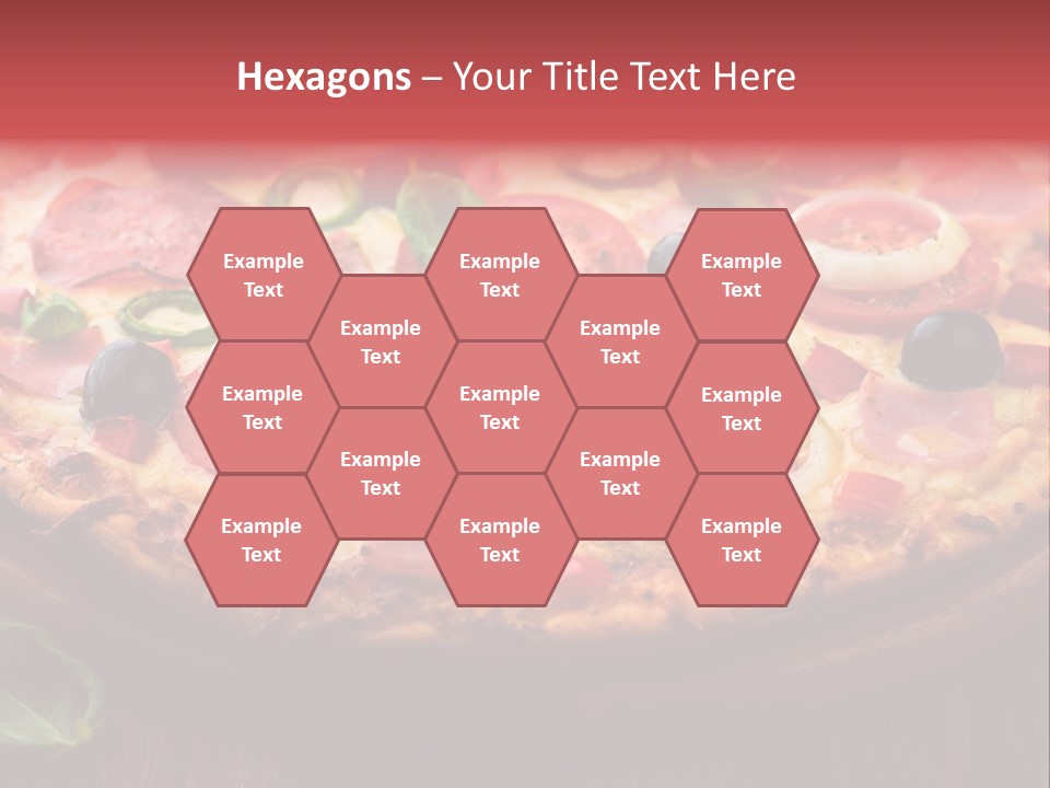 Cutting Board Pizza Chili Pepper PowerPoint Template