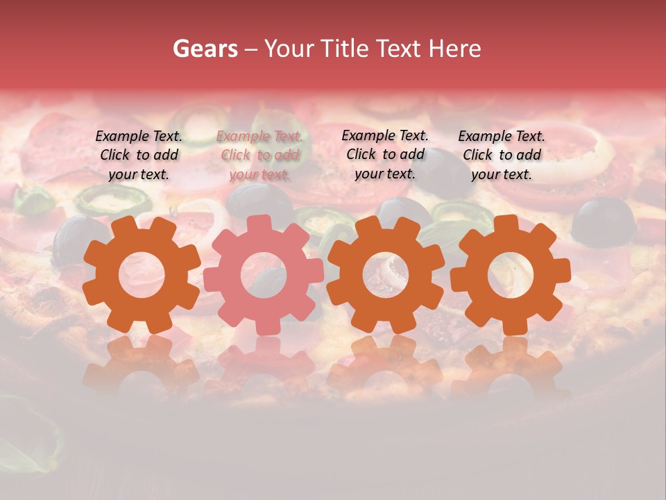 Cutting Board Pizza Chili Pepper PowerPoint Template