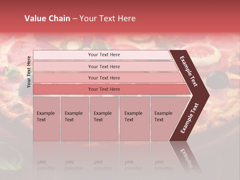 Cutting Board Pizza Chili Pepper PowerPoint Template
