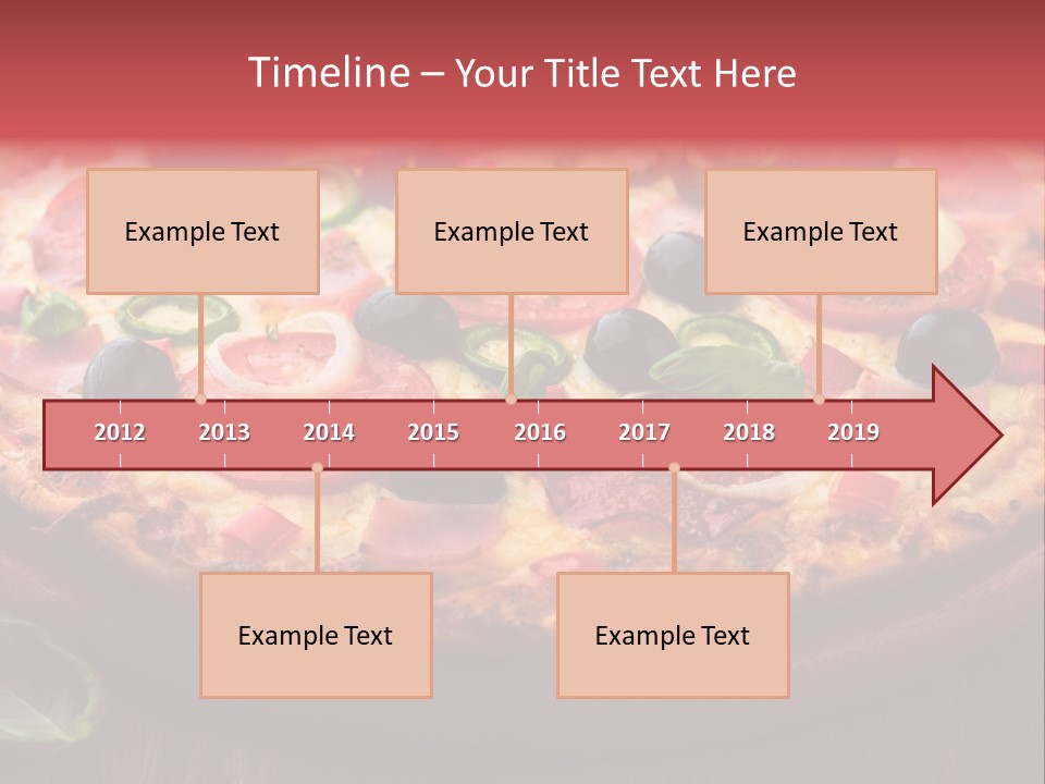 Cutting Board Pizza Chili Pepper PowerPoint Template