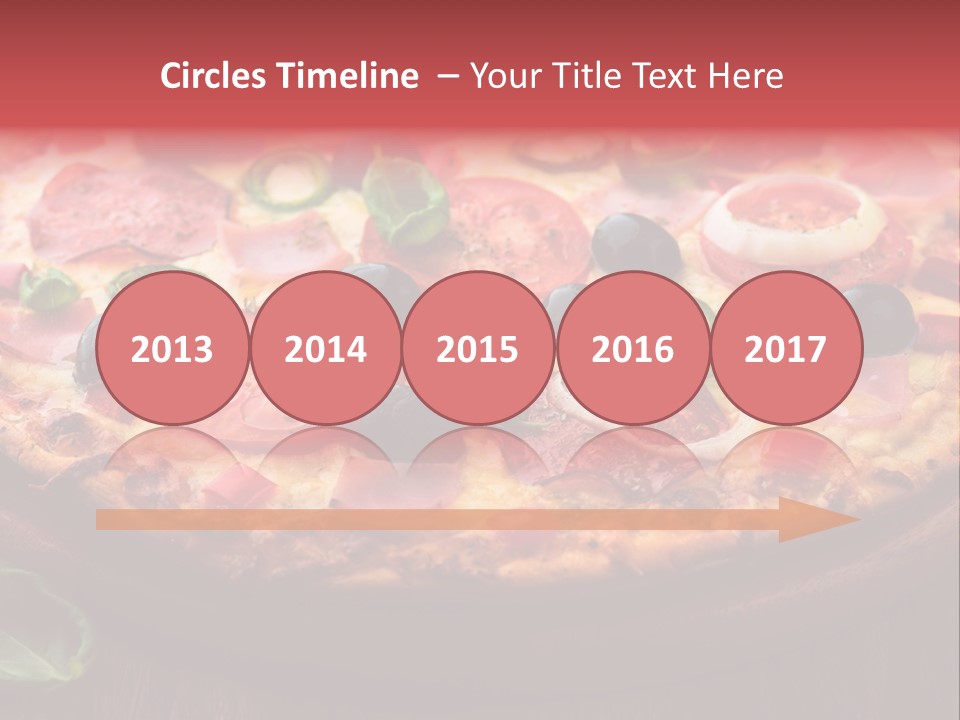 Cutting Board Pizza Chili Pepper PowerPoint Template