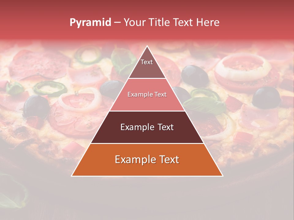 Cutting Board Pizza Chili Pepper PowerPoint Template