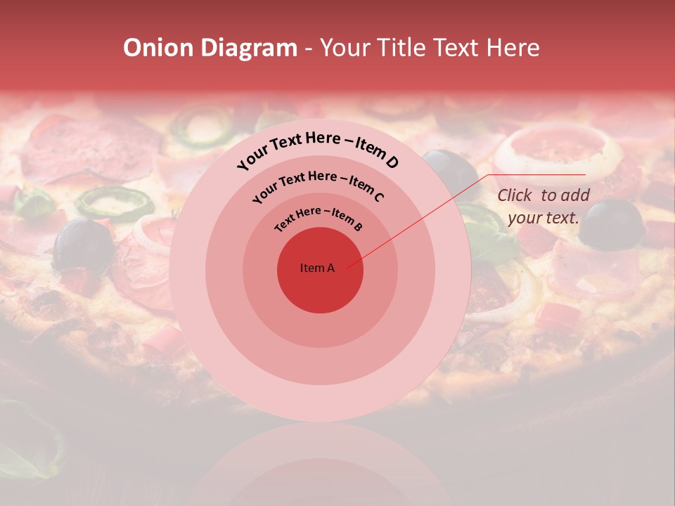 Cutting Board Pizza Chili Pepper PowerPoint Template