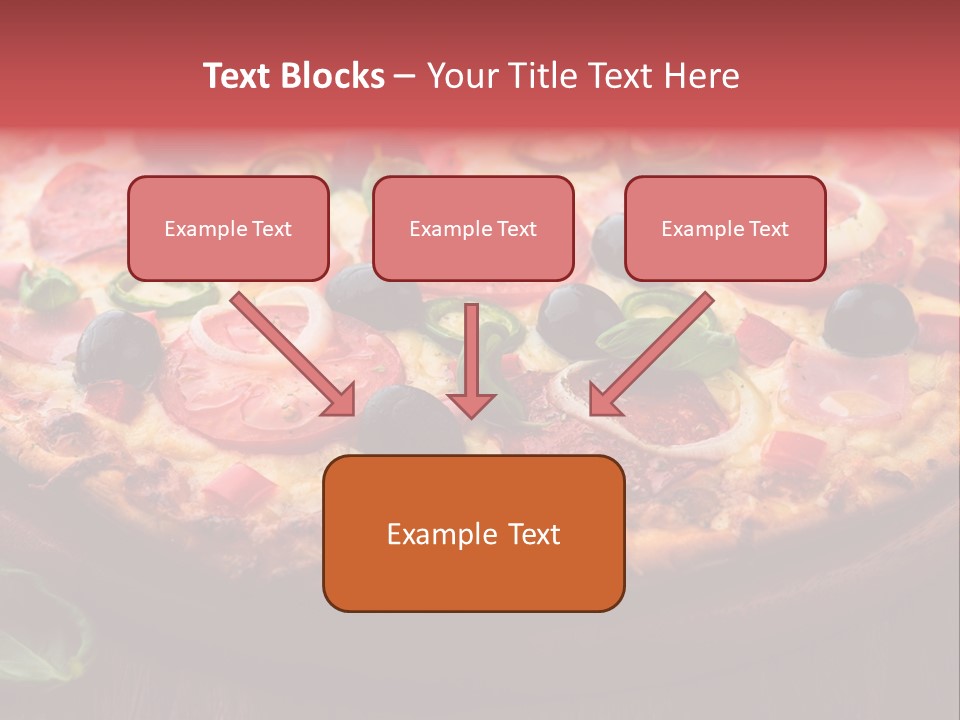 Cutting Board Pizza Chili Pepper PowerPoint Template