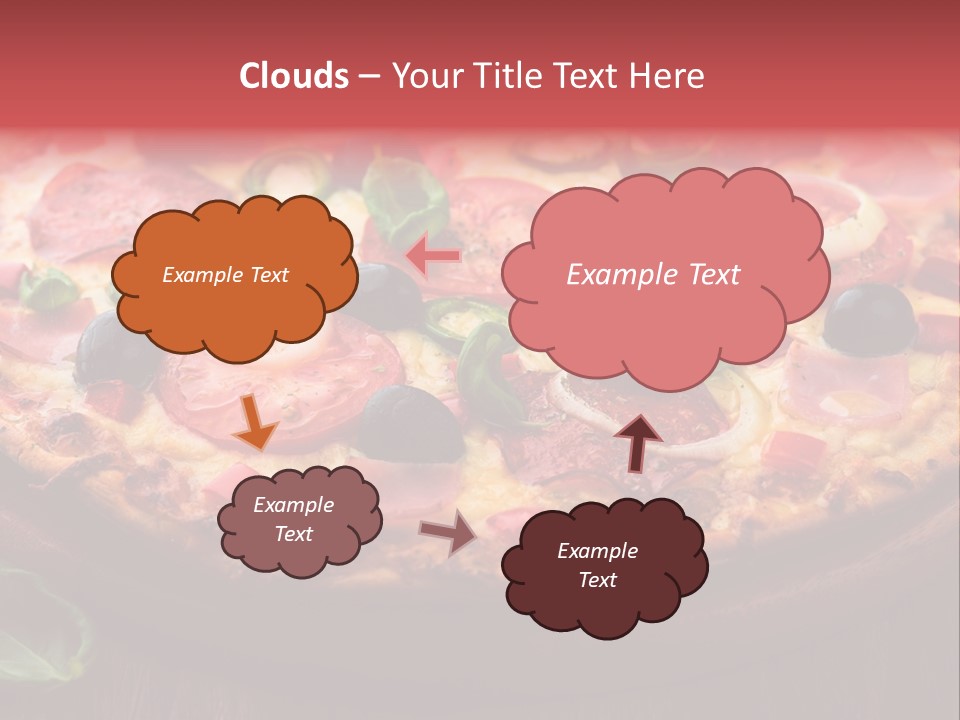 Cutting Board Pizza Chili Pepper PowerPoint Template