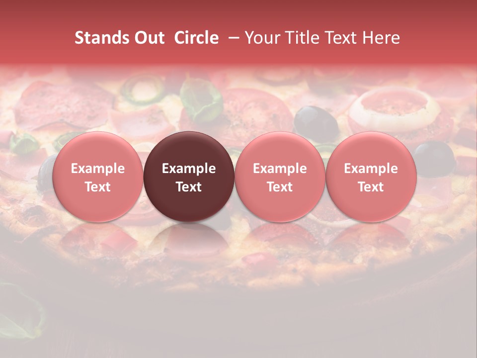 Cutting Board Pizza Chili Pepper PowerPoint Template