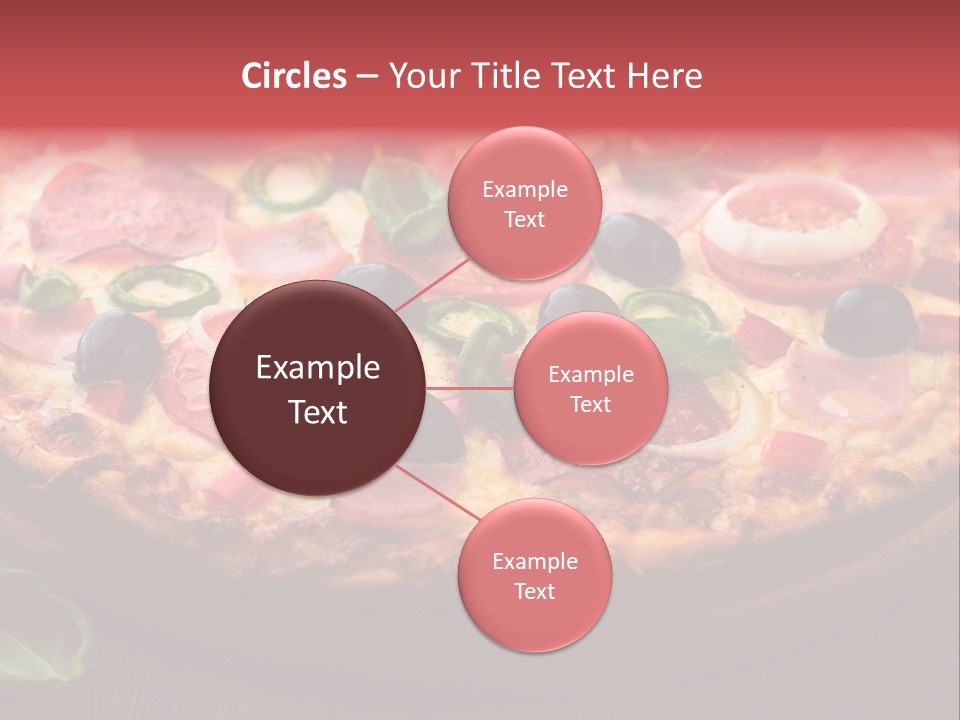 Cutting Board Pizza Chili Pepper PowerPoint Template