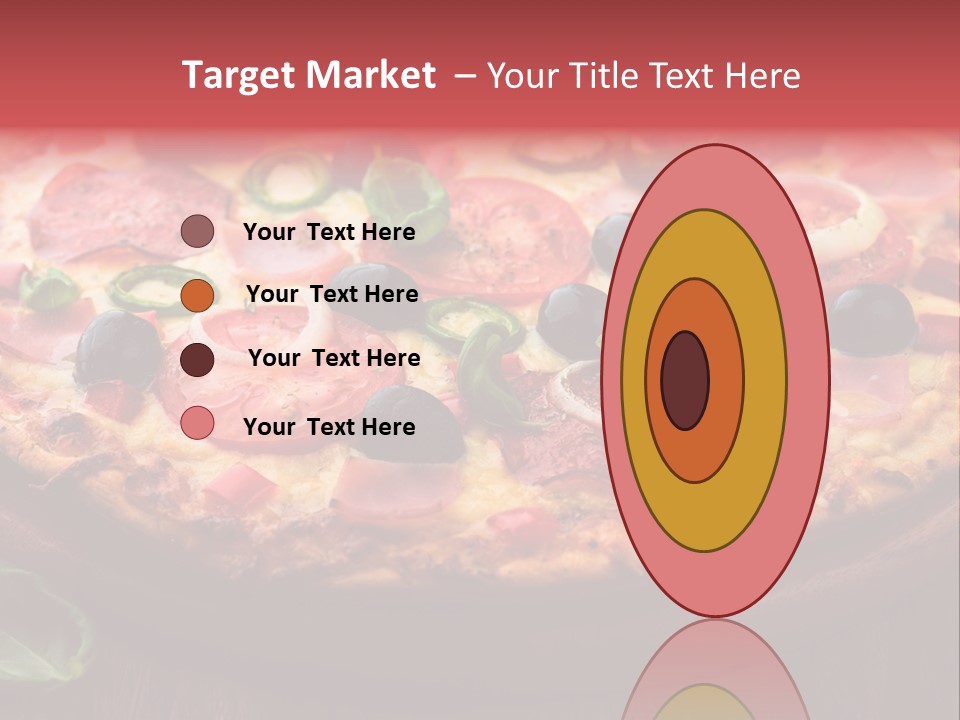 Cutting Board Pizza Chili Pepper PowerPoint Template