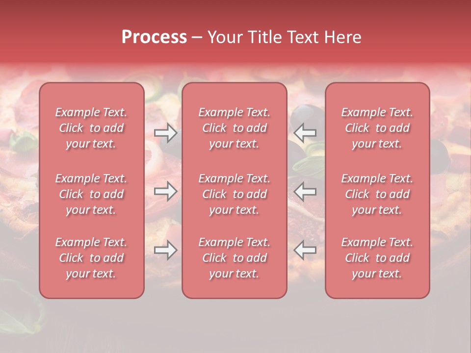 Cutting Board Pizza Chili Pepper PowerPoint Template