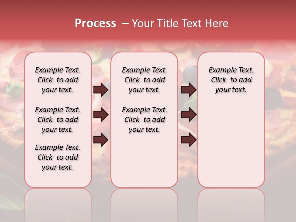 Cutting Board Pizza Chili Pepper PowerPoint Template