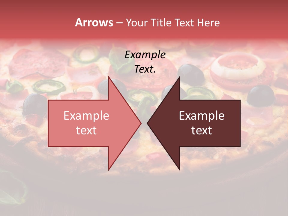 Cutting Board Pizza Chili Pepper PowerPoint Template